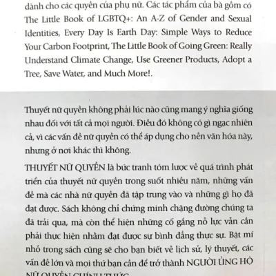 the little book of femnism thuyết nữ quyền harriet dyer