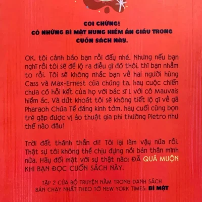 bí mật tập 2: Đã quá muộn khi bạn Đọc cuốn sách này pseudonymous bosch
