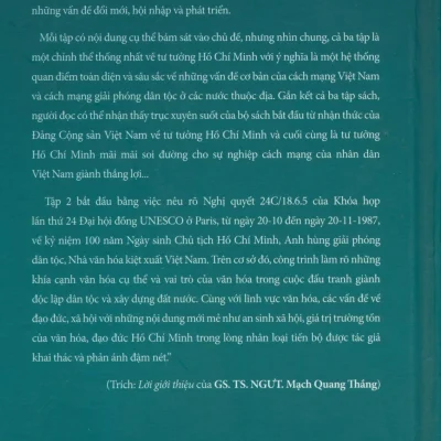 nghiên cứu hồ chí minh một số công trình tuyển chọn tập 2: văn hóa Đạo Đức xã hội (bìa cứng) pgs. ts. bùi Đình phong