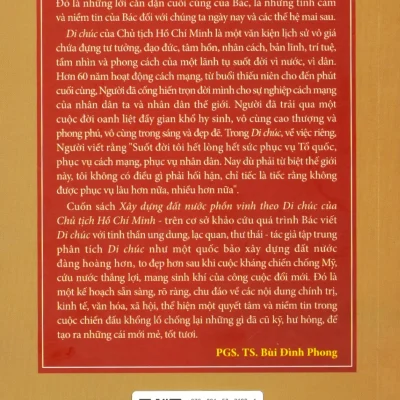 xây dựng Đất nước phồn vinh theo di chúc của chủ tịch hồ chí minh pgs. ts. bùi Đình phong