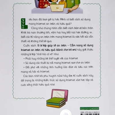 15 bí kíp giúp tớ an toàn cẩm nang sử dụng internet an toàn và hiệu quả (dành cho trẻ em) hoàng anh, hồng Ánh, thu thuỷ