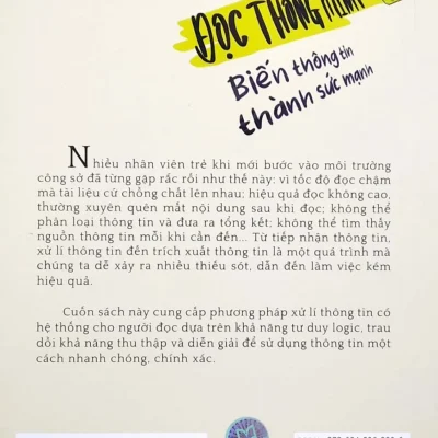 kĩ năng Đọc thông minh biến thông tin thành sức mạnh instant research institute