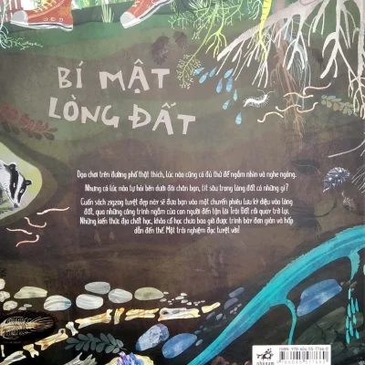 kiến thức bất tận bí mật lòng Đất (bìa cứng) charlotte gullain, yuval zommer