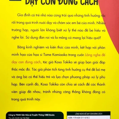 lắng nghe Để dạy con Đúng cách koso tokiko