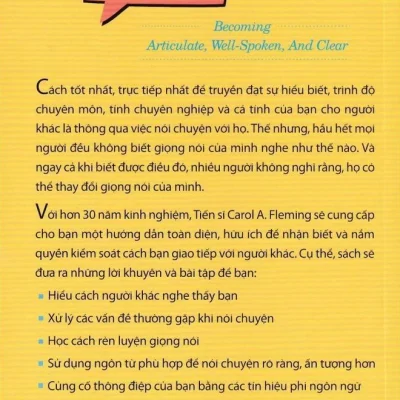 cách ta nói sẽ làm nên tất cả carol a. fleming, ph.d.