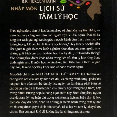nhập môn lịch sử tâm lý học (bìa cứng) b. r. hergenhahn
