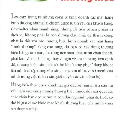 tạo dựng thương hiệu fabian geyrhalter
