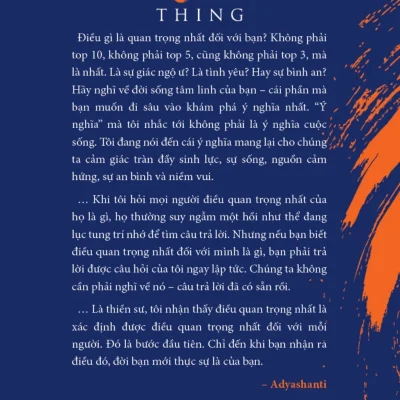 Điều quan trọng nhất adyashanti