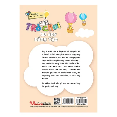 phát triển não trái não phải các trò chơi tư duy sáng tạo (3 4 tuổi) hà thu quang