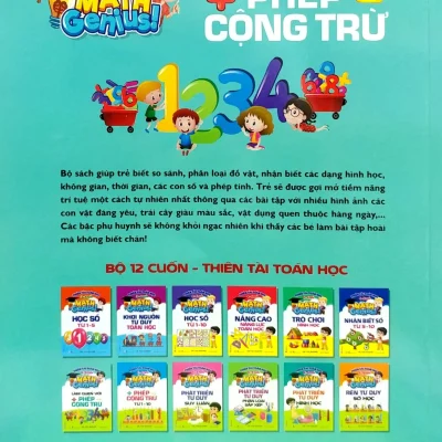 thiên tài toán học (5 6 tuổi) làm quen với phép cộng trừ hà thu quang