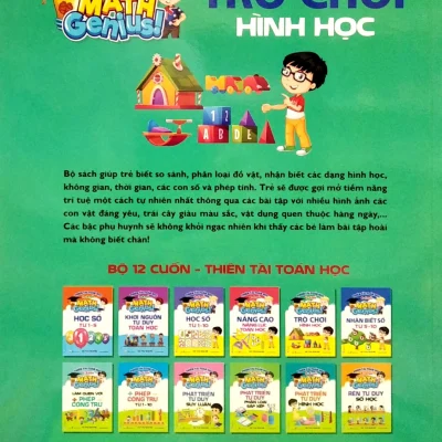 thiên tài toán học (4 5 tuổi) trò chơi hình học hà thu quang