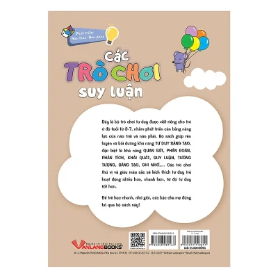 phát triển não trái não phải các trò chơi suy luận (5 7 tuổi) hà thu quang