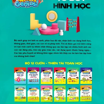 thiên tài toán học (5 6 tuổi) phát triển tư duy hình học hà thu quang