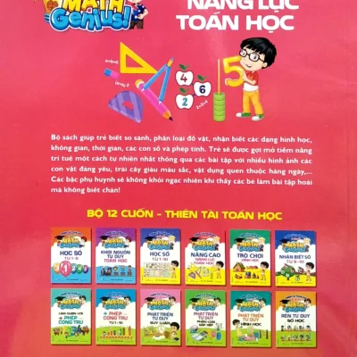 thiên tài toán học (4 5 tuổi) nâng cao năng lực toán học hà thu quang