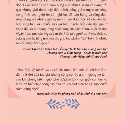 hồi ký người vợ Á ngọa lan