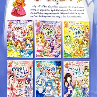 tô màu công chúa công chúa lanh lợi uyển phương