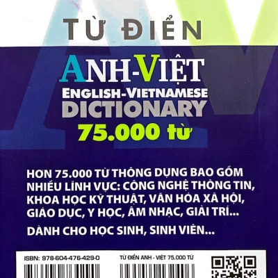 từ Điển anh việt 75.000 từ việt fame