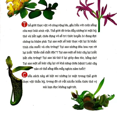 thiên nhiên những bí mật còn Ẩn giấu thực vật thần kỳ trác việt
