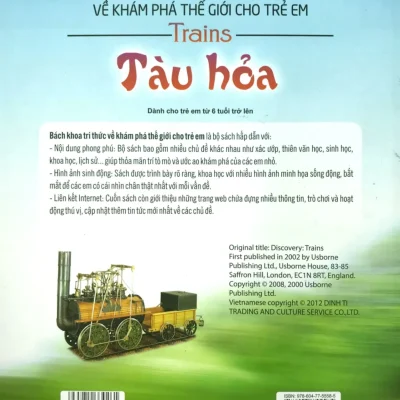 bách khoa tri thức về khám phá thế giới cho trẻ em tàu hỏa stephanie turnbull