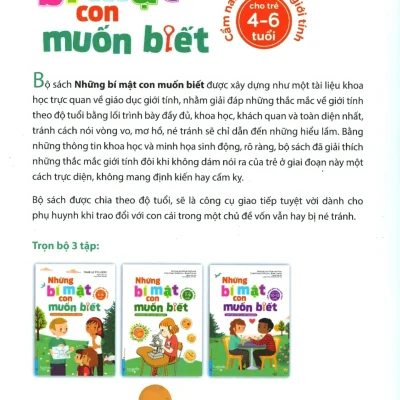 những bí mật con muốn biết cẩm nang giáo dục giới tính cho trẻ 4 6 tuổi isabelle fougere