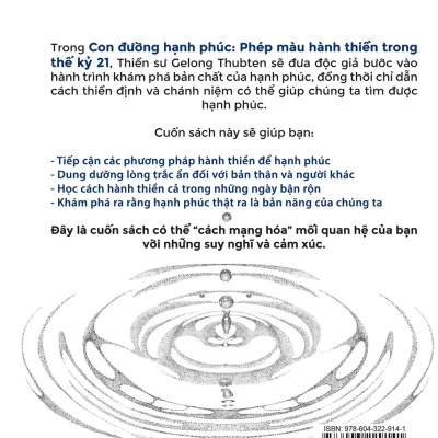 con Đường hạnh phúc thiền sư gelong thubten