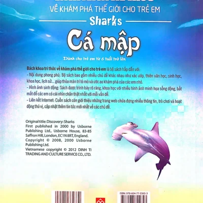 bách khoa tri thức về khám phá thế giới cho trẻ em cá mập jonathan sheikh miller