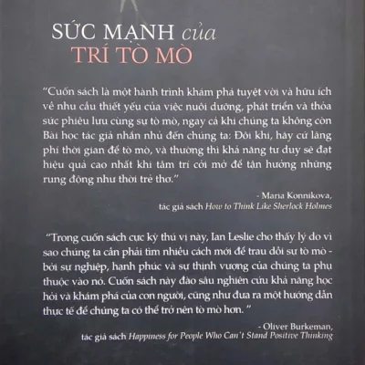 sức mạnh của trí tò mò ian leslie