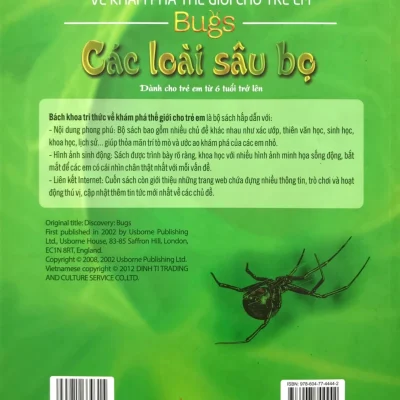 bách khoa tri thức về khám phá thế giới cho trẻ em các loài sâu bọ rosie dickins