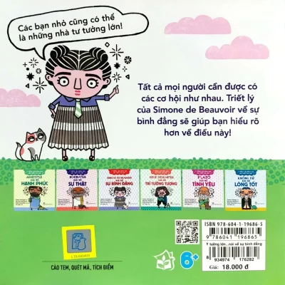 Ý tưởng lớn dành cho các triết gia nhỏ simone de beauvoir nói về sự bình Đẳng duane armitage, maureen mcquerry