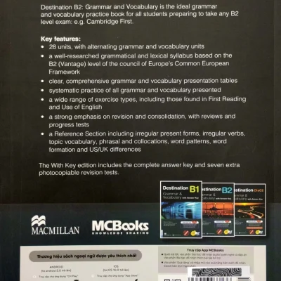 Destination B2 – Grammar And Vocabulary with Answer Key – Malcolm Mann, Steve Taylore-Knowles