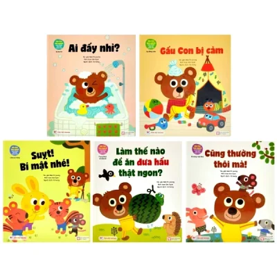 Gấu Con Tinh Nghịch (Bìa Cứng) (Bộ 5 Cuốn) - Nam Mi-Young, Kim Hyun