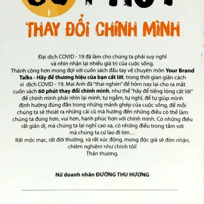 60 phút thay Đổi chính mình lê mai anh