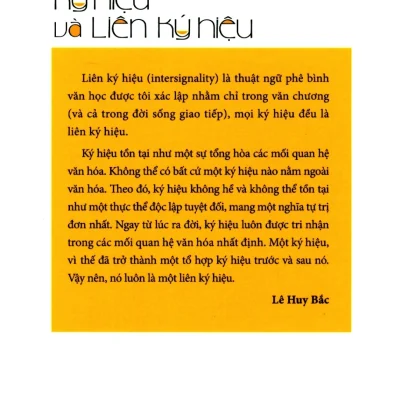 ký hiệu và liên ký hiệu lê huy bắc