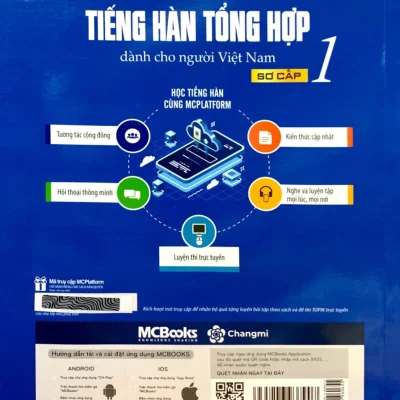 tiếng hàn tổng hợp dành cho người việt nam sơ cấp 1 bản màu nhiều tác giả