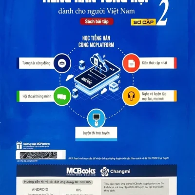 tiếng hàn tổng hợp dành cho người việt nam sơ cấp 2 sách bài tập nhiều tác giả