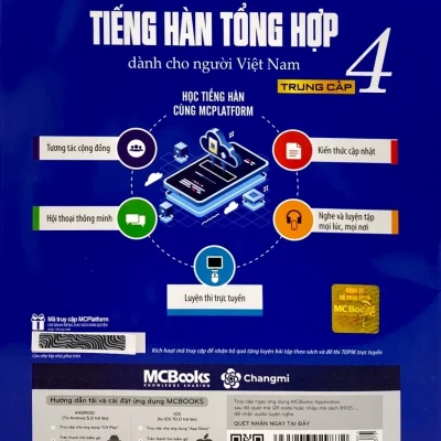 tiếng hàn tổng hợp dành cho người việt nam trung cấp 4 bản màu nhiều tác giả