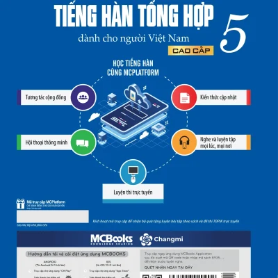 tiếng hàn tổng hợp dành cho người việt nam cao cấp 5 bản màu nhiều tác giả