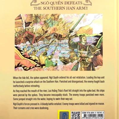 a history of vietnam in pictures (in colour) ngô quyền defeats the southern han army (bìa cứng) trần bạch Đằng, Đinh văn liên, nguyễn quang vinh, nguyễn thùy linh, mai barry, patrick barry