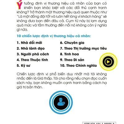 10 Chiến Lược Định Vị Thương Hiệu Cá Nhân Trong Thời Đại Số – Catherine Kaputa