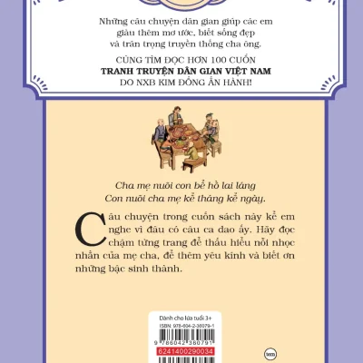 tranh truyện dân gian việt nam cha mẹ nuôi con bằng trời bằng bể kim seung hyun, hồng hà