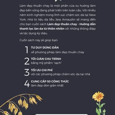 làm Đẹp thuần chay hướng dẫn thanh lọc làn da từ thiên nhiên jess arnaudin
