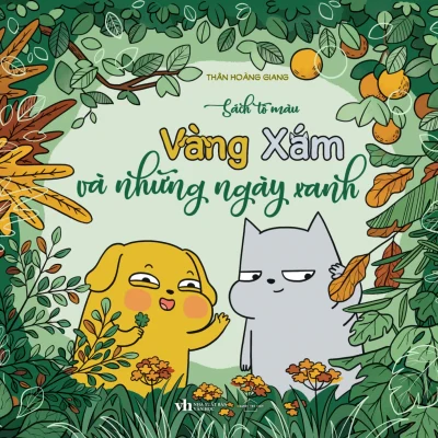 Sách Tô Màu - Vàng Xám Và Những Ngày Xanh - Bản Đặc Biệt - Thân Hoàng Giang