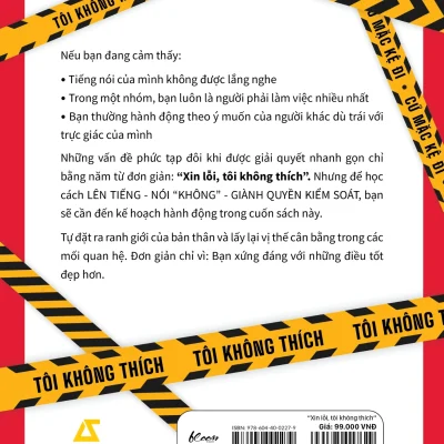 “xin lỗi, tôi không thích” Đặt ra ranh giới cá nhân và thoát khỏi mối quan hệ Độc hại patrick king