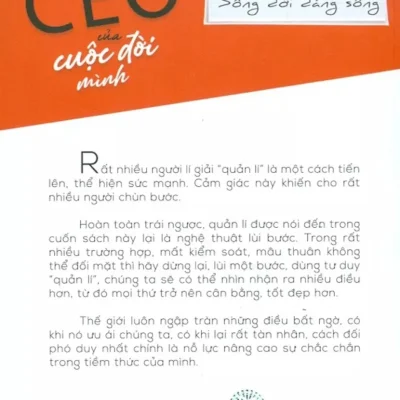 trở thành ceo của cuộc Đời mình thôi thôi