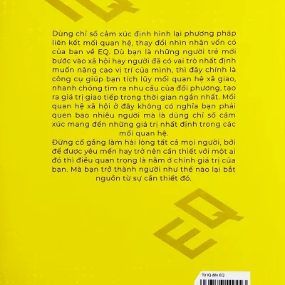 từ iq Đến eq nắm bắt thành công qua trí tuệ cảm xúc trương manh
