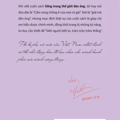 sống trong thế giới Đàn Ông vũ nguyễn hà anh