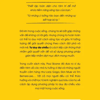 tư duy Đa chiều paul sloane