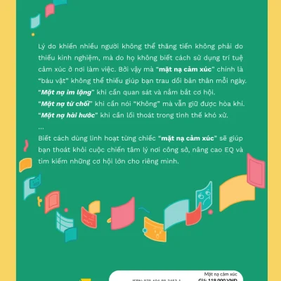 mặt nạ cảm xúc phá bẫy tâm lý, nâng cao eq chốn công sở mộc cách