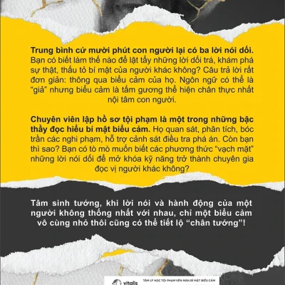tâm lý học tội phạm vén màn bí mật biểu cảm Đặng minh