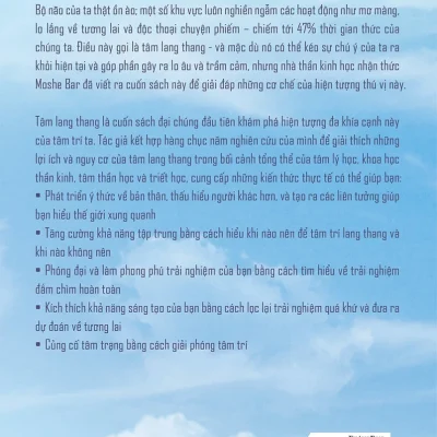 tâm lang thang cách thả trôi tâm trí Để cải thiện tâm trạng và gia tăng sáng tạo moshe bar